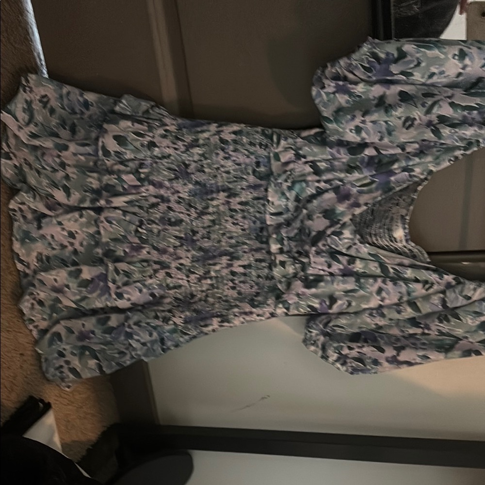Lush Floral Print Dress